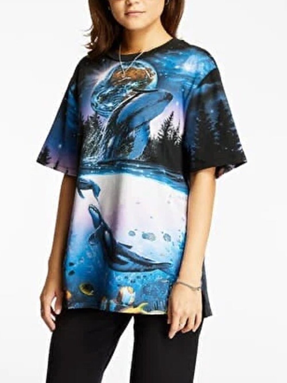 Opening Ceremony Christian Riese Lassen Galaxy Ocean Graphic TShirt